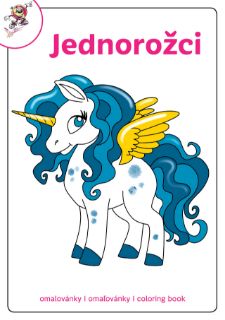Obrázek z Omalovánky Jednorožci 